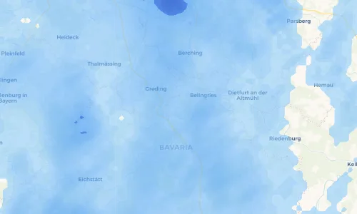 Regenradar Vorschaubild - Aktuelle Niederschläge in Haunstetten und Umgebung