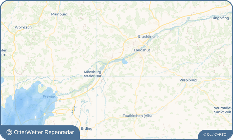 OtterWetter Regenradar-Widget Haunwang