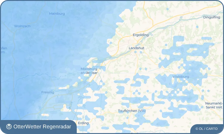 Wetter-Widget-Vorschau mit Vorhersagedaten für Haunwang