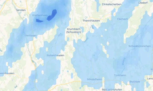 Regenradar-Vorschau: aktuelle Niederschläge in Haupeltshofen und Umgebung