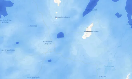 Regenradar Vorschaubild - Aktuelle Niederschläge in Hauptmannsgreut und Umgebung