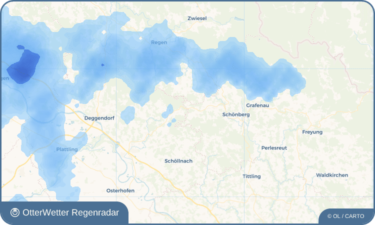OtterWetter Regenradar-Widget Haus