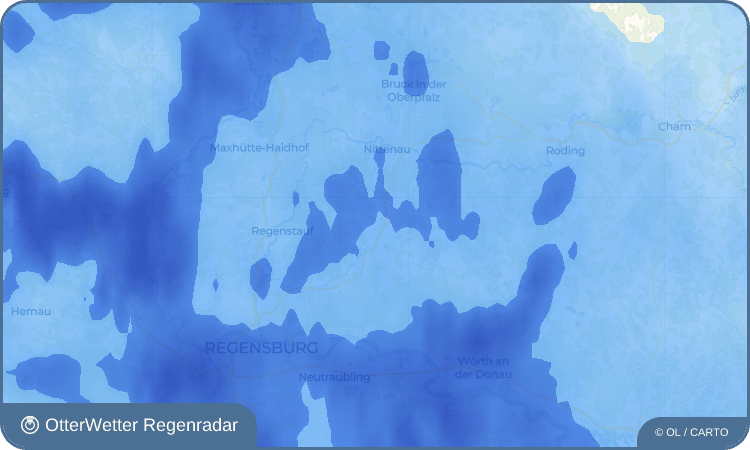 OtterWetter Regenradar-Widget Hauzendorf