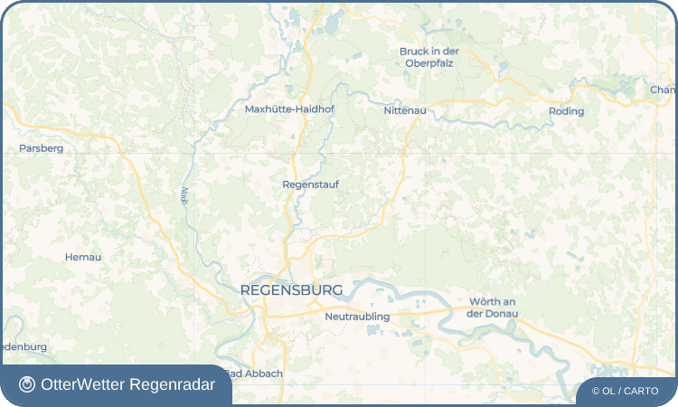 OtterWetter Regenradar-Widget Hauzenstein
