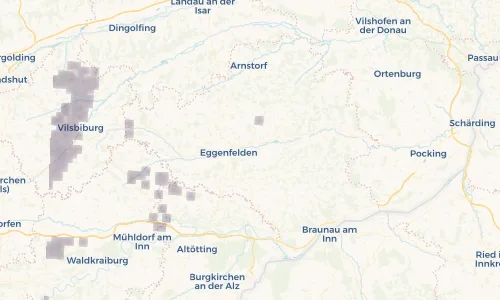 Regenradar Vorschaubild - Aktuelle Niederschläge in Hebertsfelden und Umgebung