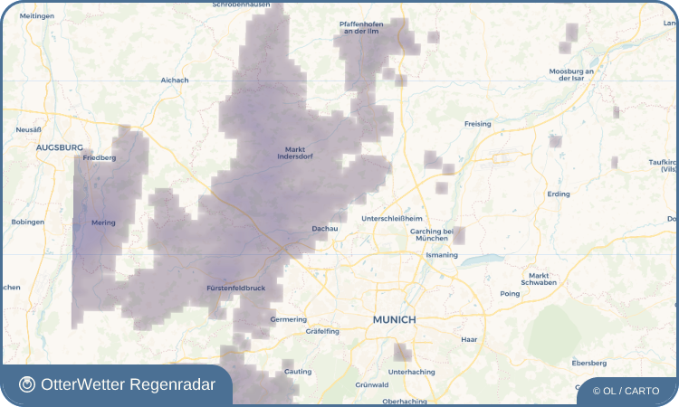 OtterWetter Regenradar-Widget Hebertshausen