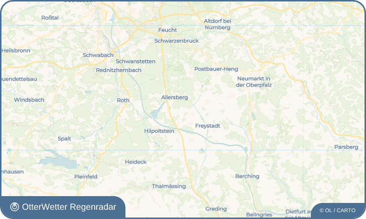 Widget-Vorschau für Heblesricht Wetter-Widget-Vorschau mit Vorhersagedaten für Heblesricht