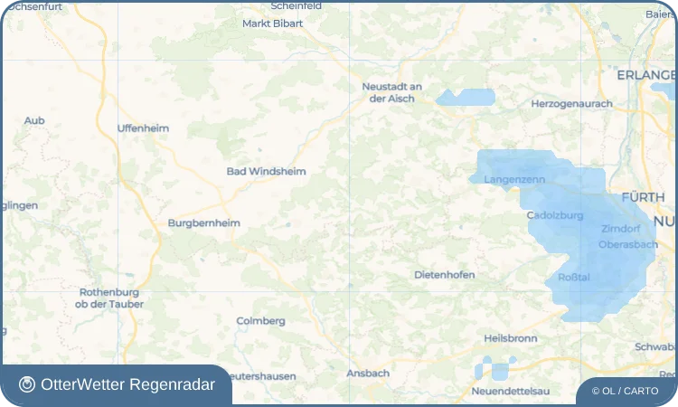 Widget-Vorschau für Hechelbach Wetter-Widget-Vorschau mit Vorhersagedaten für Hechelbach