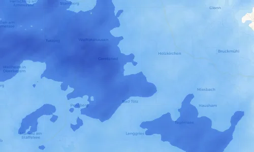 Regenradar Vorschaubild - Aktuelle Niederschläge in Hechenberg und Umgebung