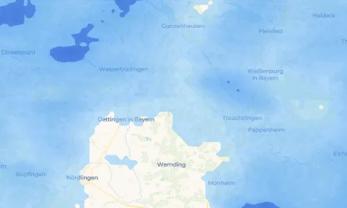 Regenradar Hechlingen am See: aktuelle Niederschläge in Hechlingen am See und Umgebung, Stand 19. Oktober 2026 um 19:35 Uhr