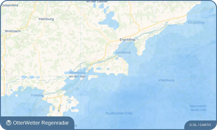 Widget-Vorschau für Heidenkam Wetter-Widget-Vorschau mit Vorhersagedaten für Heidenkam