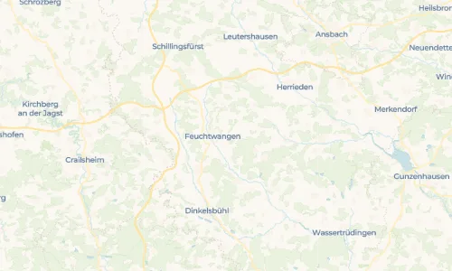 Regenradar Heilbronn: aktuelle Niederschläge in Heilbronn und Umgebung, Stand 19. Oktober 2026 um 0:45 Uhr