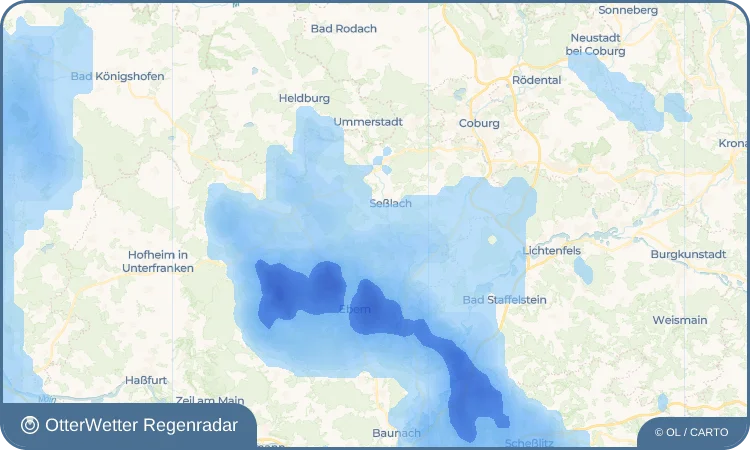 Wetter-Widget-Vorschau mit Vorhersagedaten für Heilgersdorf