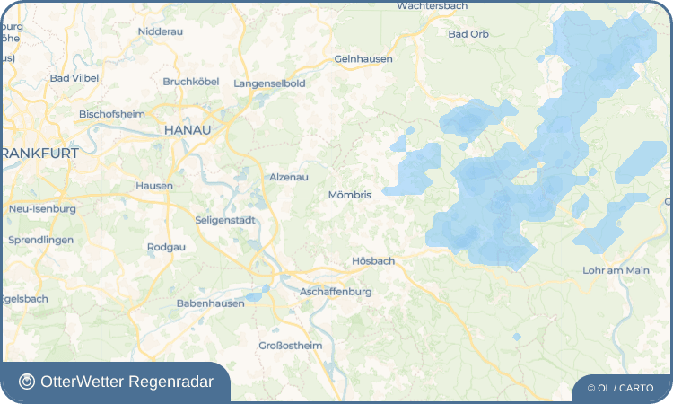 OtterWetter Regenradar-Widget Heimbach