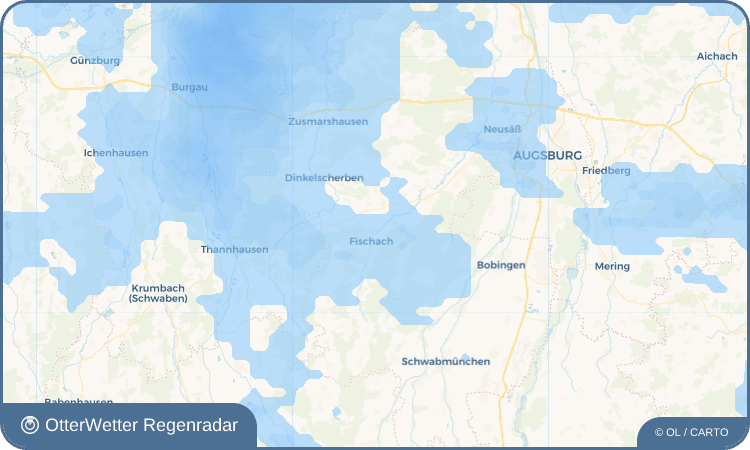 OtterWetter Regenradar-Widget Heimberg