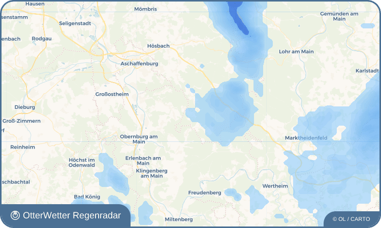 Wetter-Widget-Vorschau mit Vorhersagedaten für Heimbuchenthal