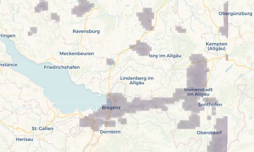 Regenradar Vorschaubild - Aktuelle Niederschläge in Heimen und Umgebung