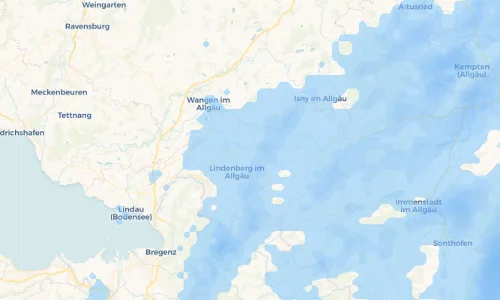 Regenradar Vorschaubild - Aktuelle Niederschläge in Heimenkirch und Umgebung