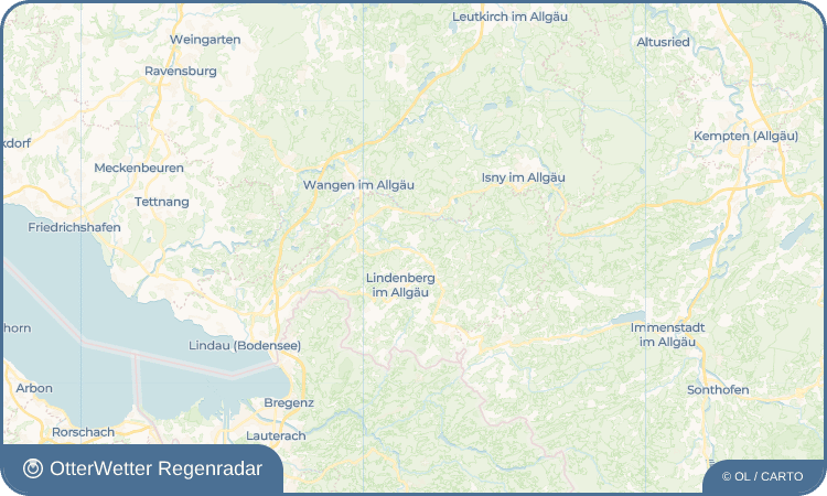 Wetter-Widget-Vorschau mit Vorhersagedaten für Heimenkirch