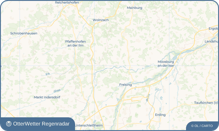 OtterWetter Regenradar-Widget Helfenbrunn