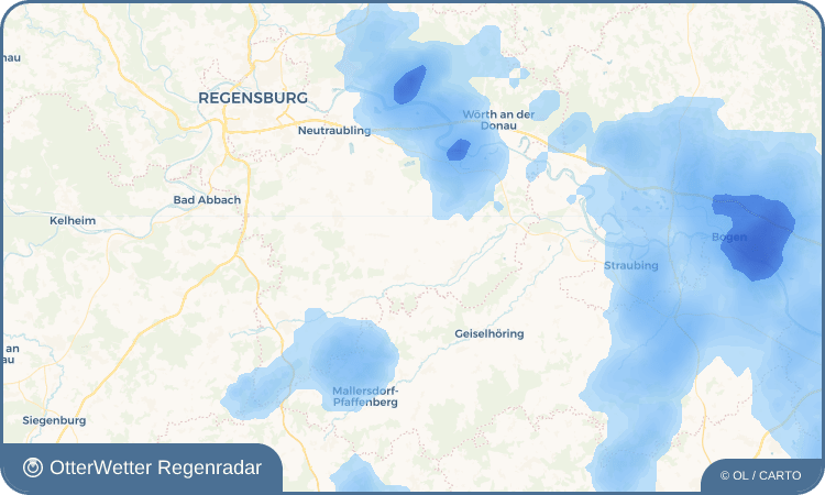 OtterWetter Regenradar-Widget Hellkofen