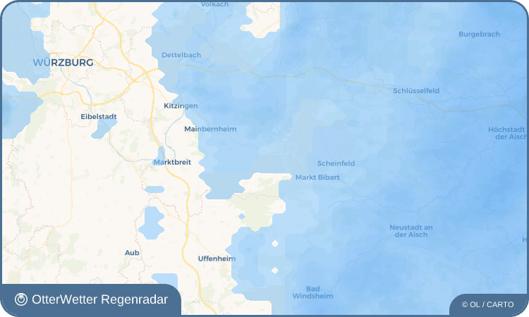 Wetter-Widget-Vorschau mit Vorhersagedaten für Hellmitzheim