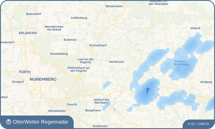 OtterWetter Regenradar-Widget Henfenfeld