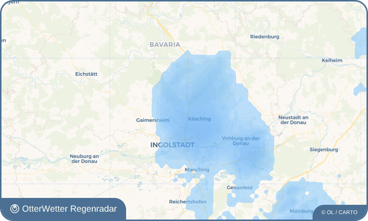 Widget-Vorschau für Hepberg Wetter-Widget-Vorschau mit Vorhersagedaten für Hepberg