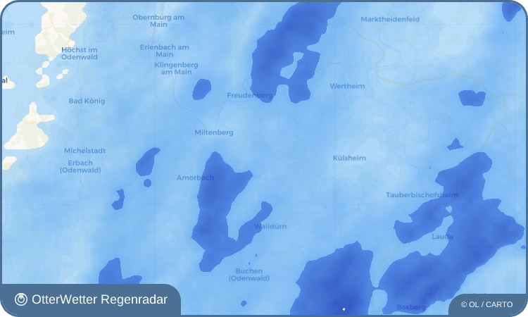 Wetter-Widget-Vorschau mit Vorhersagedaten für Heppdiel
