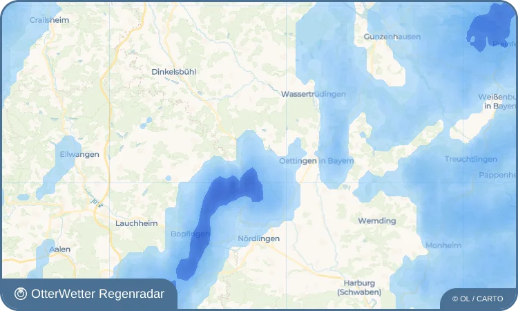 Wetter-Widget-Vorschau mit Vorhersagedaten für Herblingen