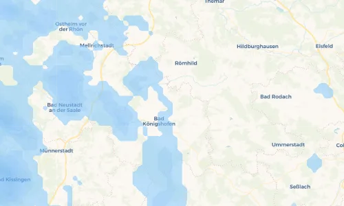 Regenradar Vorschaubild - Aktuelle Niederschläge in Herbstadt und Umgebung