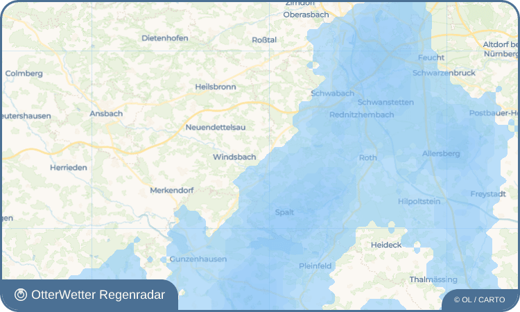 OtterWetter Regenradar-Widget Hergersbach