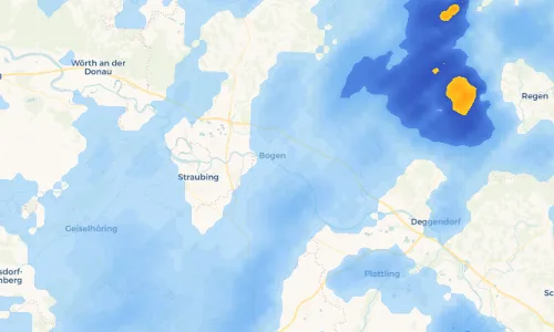 Regenradar Vorschaubild - Aktuelle Niederschläge in Hermannsdorf und Umgebung
