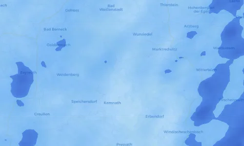 Regenradar Vorschaubild - Aktuelle Niederschläge in Hermannsreuth und Umgebung