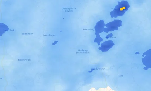 Regenradar Vorschaubild - Aktuelle Niederschläge in Heroldingen und Umgebung