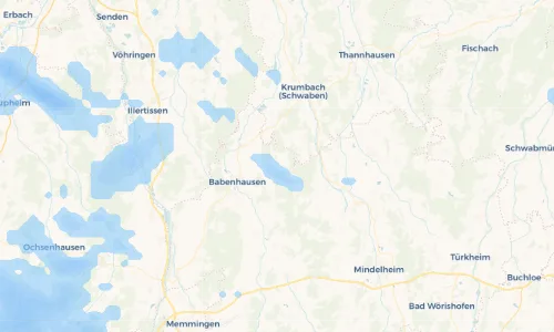 Regenradar Vorschaubild - Aktuelle Niederschläge in Herretshofen und Umgebung