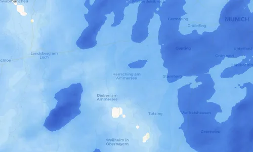 Regenradar Vorschaubild - Aktuelle Niederschläge in Herrsching am Ammersee und Umgebung