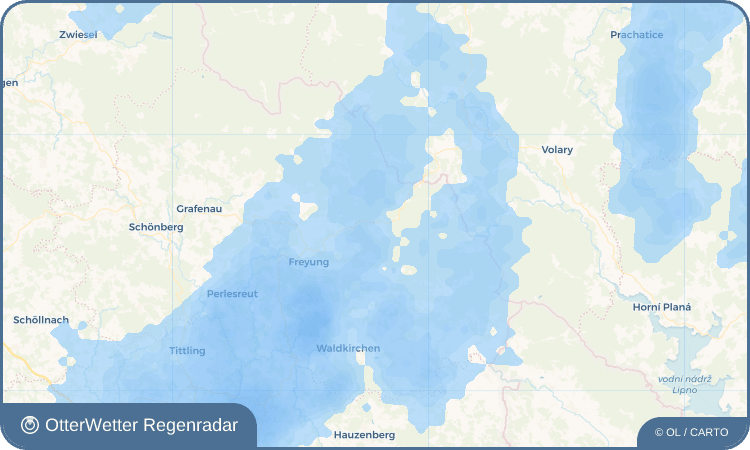 Wetter-Widget-Vorschau mit Vorhersagedaten für Herzogsreut