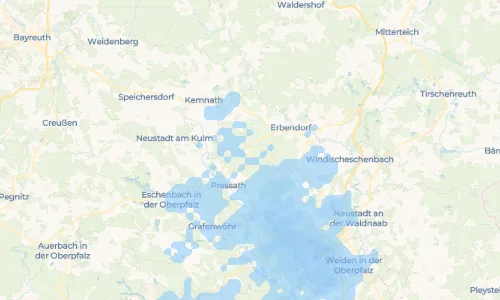 Regenradar Vorschaubild - Aktuelle Niederschläge in Hessenreuth und Umgebung