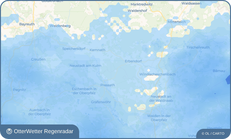 OtterWetter Regenradar-Widget Hessenreuth