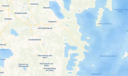 Regenradar Vorschaubild - Aktuelle Niederschläge in Hessenthal und Umgebung