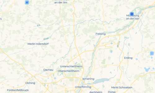 Regenradar Vorschaubild - Aktuelle Niederschläge in Hetzenhausen und Umgebung