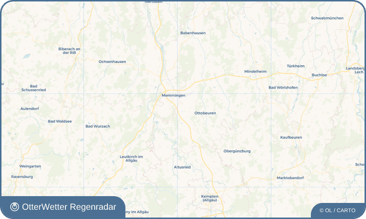 OtterWetter Regenradar-Widget Hetzlinshofen
