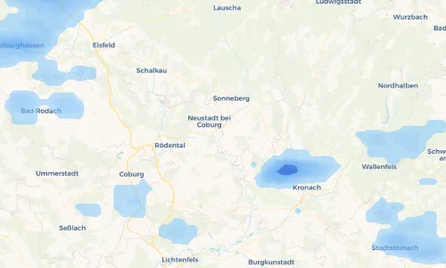 Regenradar Vorschaubild - Aktuelle Niederschläge in Heubisch und Umgebung
