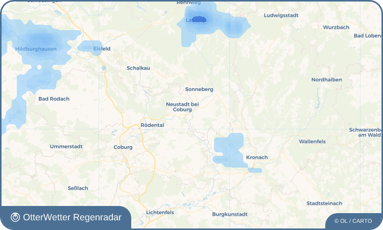 OtterWetter Regenradar-Widget Heubisch
