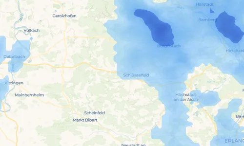 Regenradar Vorschaubild - Aktuelle Niederschläge in Heuchelheim und Umgebung