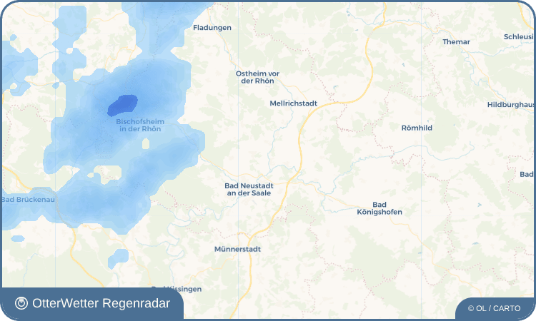 OtterWetter Regenradar-Widget Heustreu