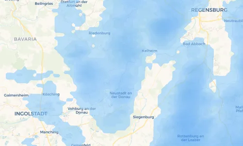 Regenradar-Vorschau: aktuelle Niederschläge in Hienheim und Umgebung
