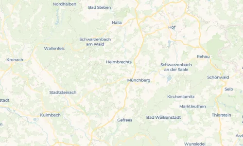 Regenradar Vorschaubild - Aktuelle Niederschläge in Hildbrandsgrün und Umgebung