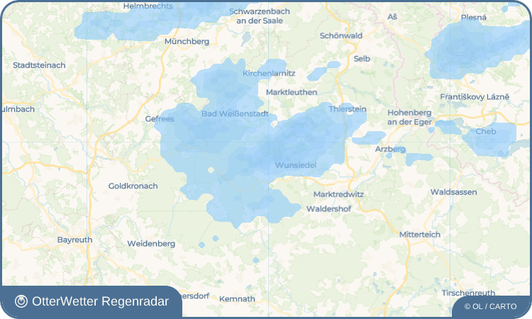 OtterWetter Regenradar-Widget Hildenbach